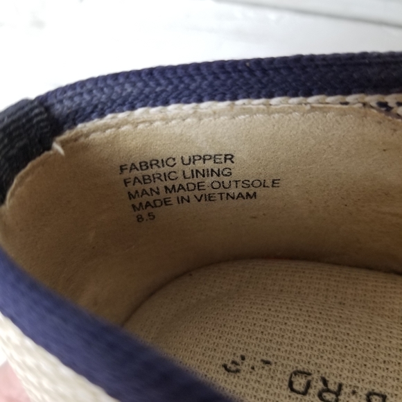 Birdies Blackbird Eggshell Navy Knit Pointed Toe Flats - Picture 5 of 10